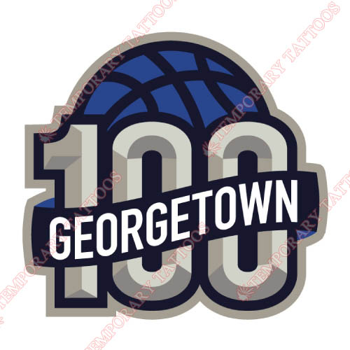 Georgetown Hoyas Customize Temporary Tattoos Stickers NO.4454